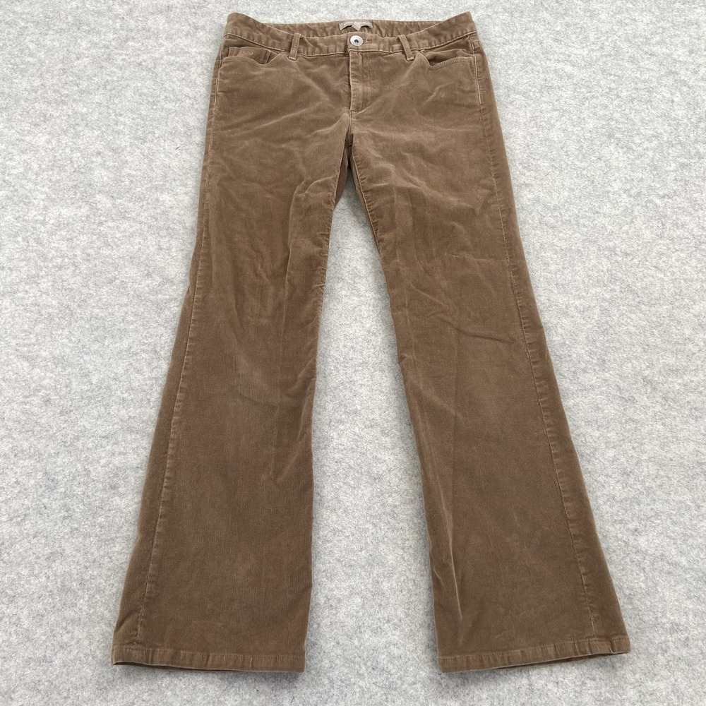 Banana Republic Pants Womens 29P (32x29) Brown Corduroy Bootcut Stretch Khaki